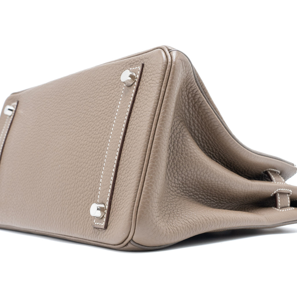 Hermes Birkin 30 Clemence Etoupe SHW