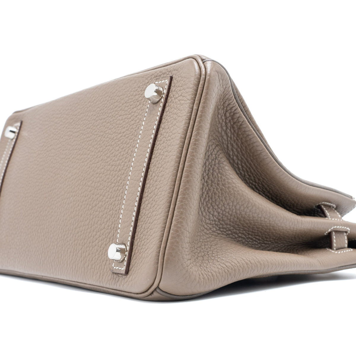 Hermes Birkin 30 Clemence Etoupe SHW