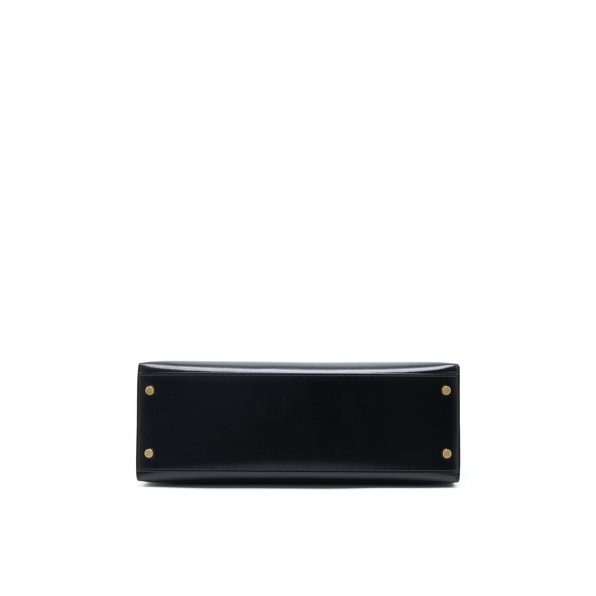 HERMES VINTAGE KELLY 32 BOX BLACK GHW