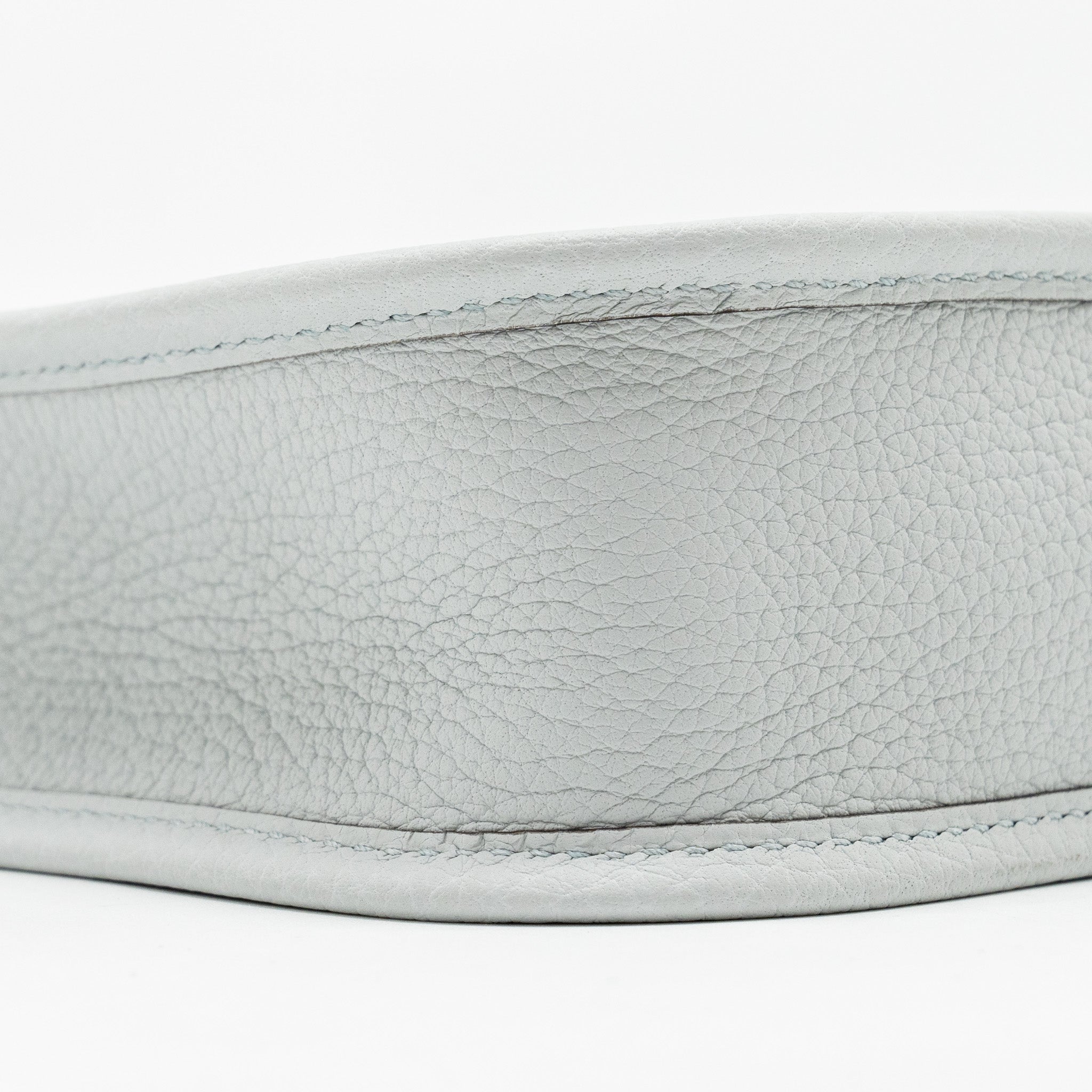 HERMES MINI EVELYNE CLEMENCE BLEU PALE/GRIS ETAIN GHW