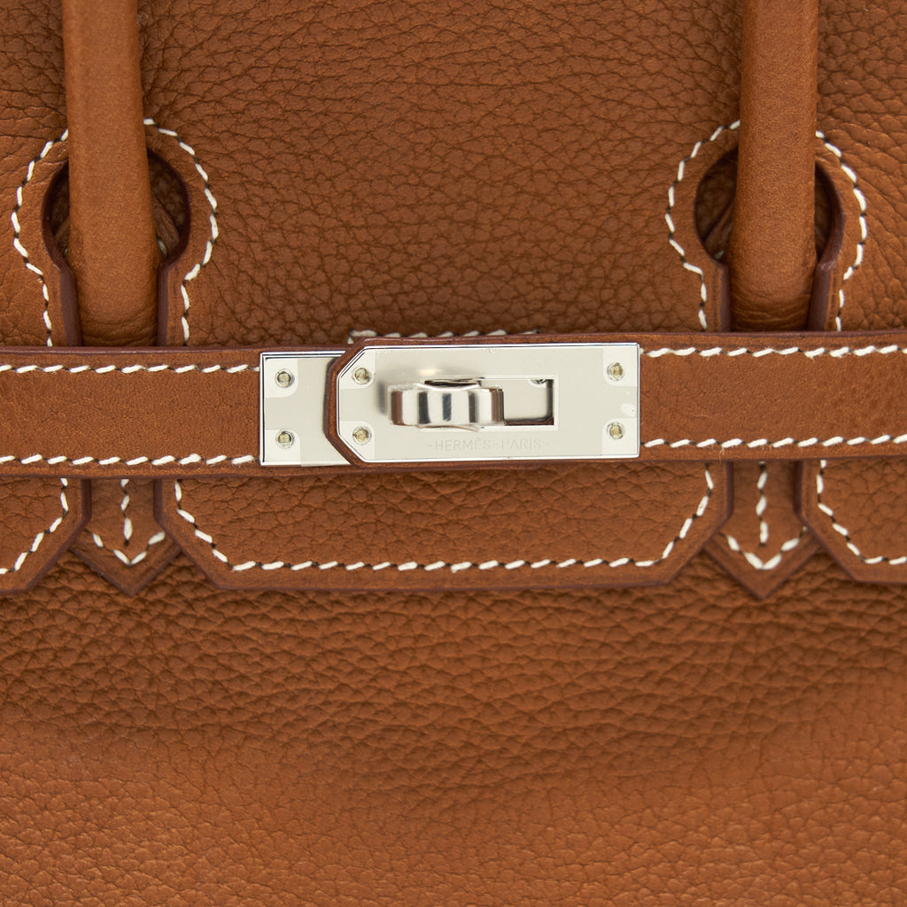 HERMES BIRKIN 25 BARENIA FAUBOURG 34 FAUVE SHW