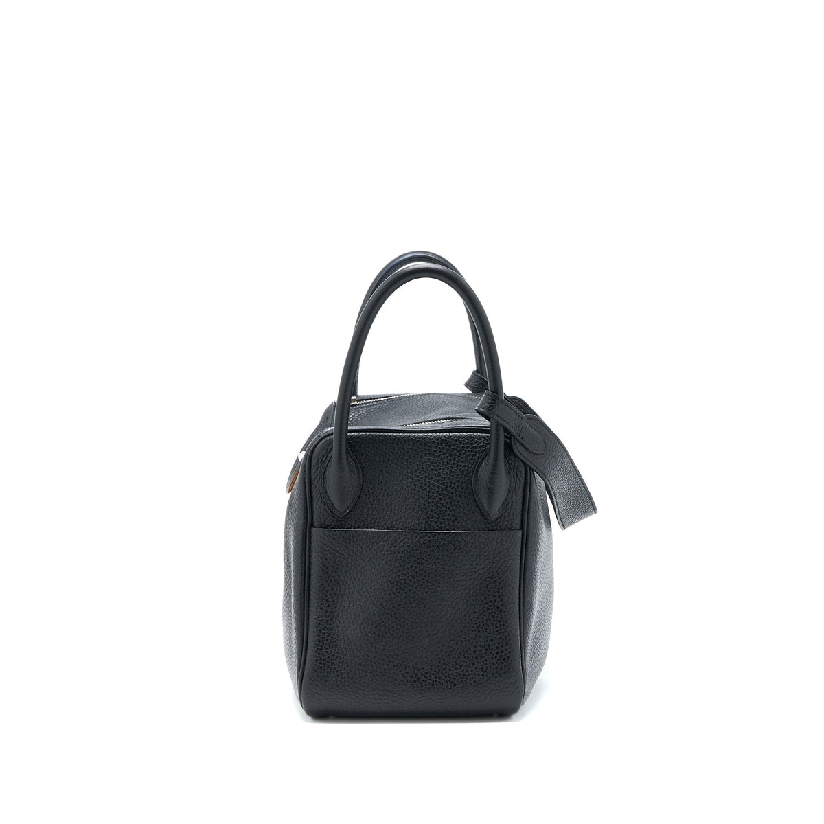 Hermes Lindy 30 Clemence Black/Toffee SHW