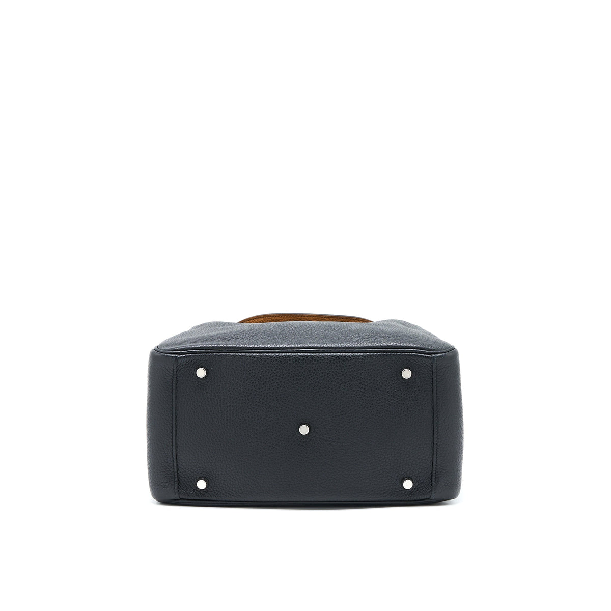 Hermes Lindy 30 Clemence Black/Toffee SHW