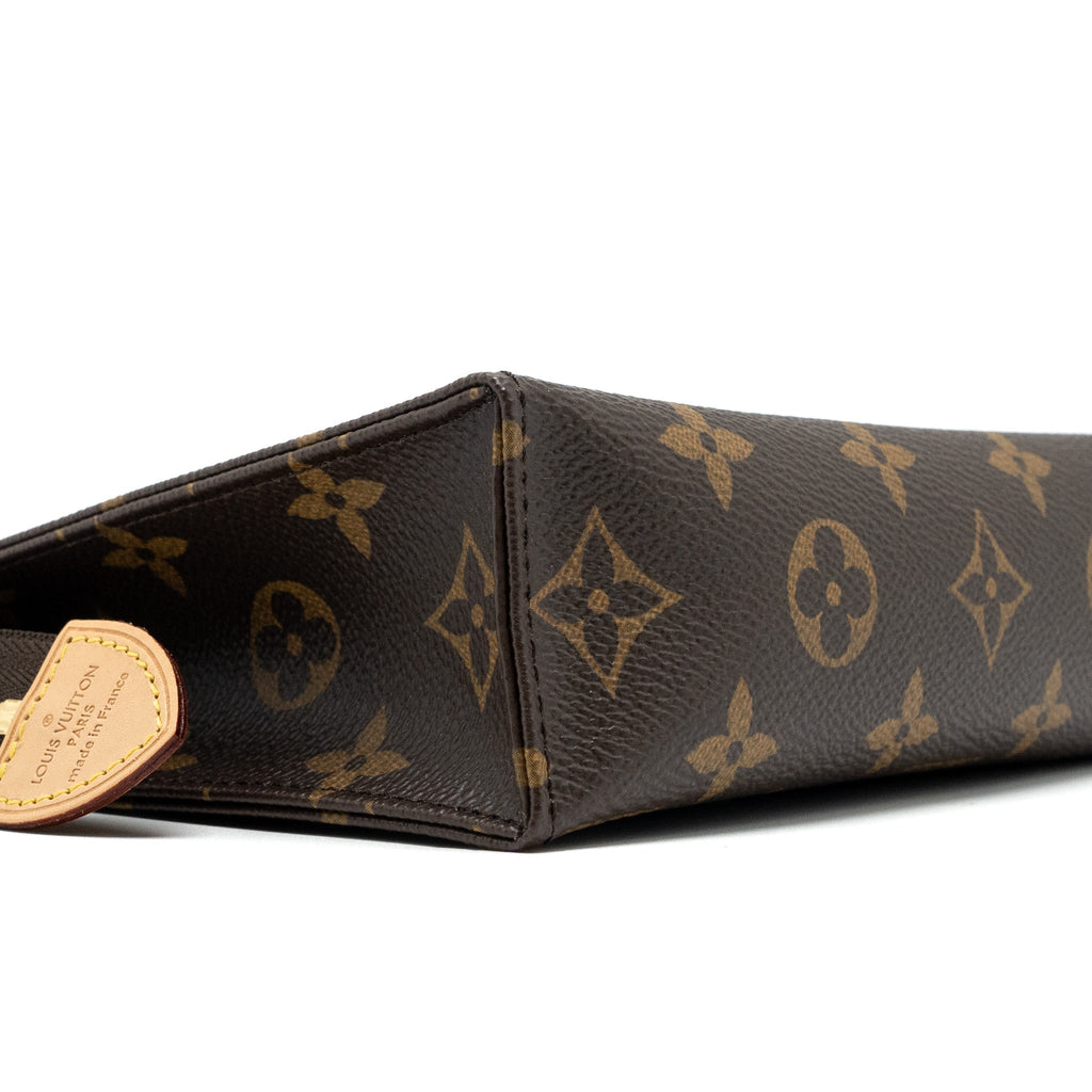 LOUIS VUITTON TOILETRY POCHETTE 19 MONOGRAM CANVAS GHW