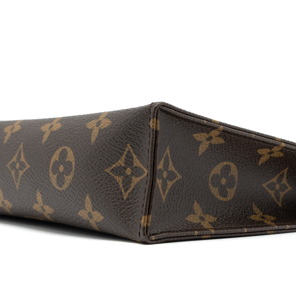LOUIS VUITTON TOILETRY POCHETTE 19 MONOGRAM CANVAS GHW
