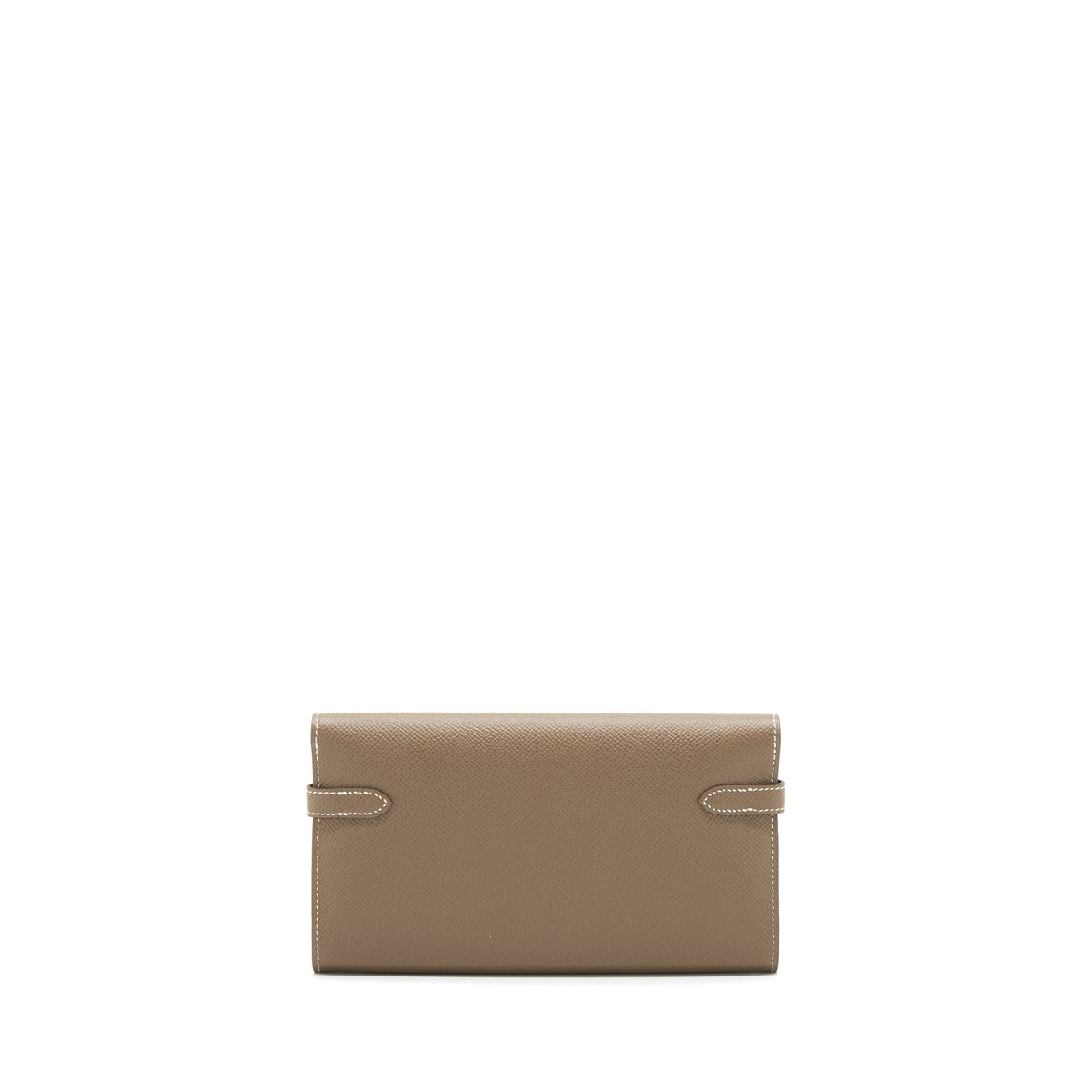 Hermes Classic Kelly Long Wallet Epsom Etoupe SHW