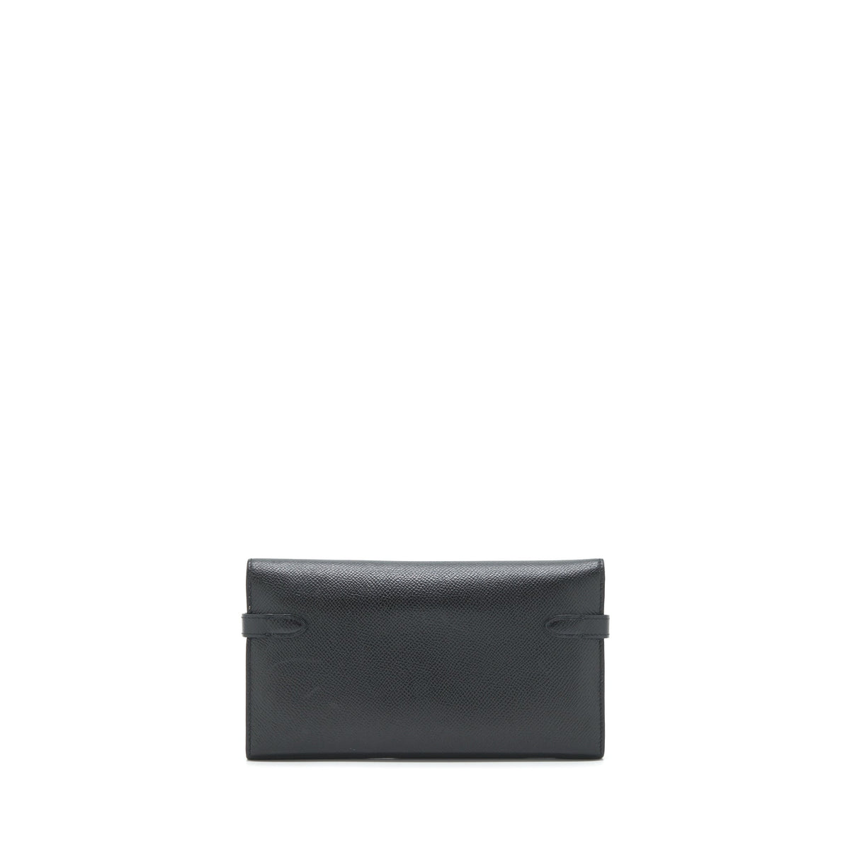 Hermes Kelly Long Wallet Epsom Black SHW
