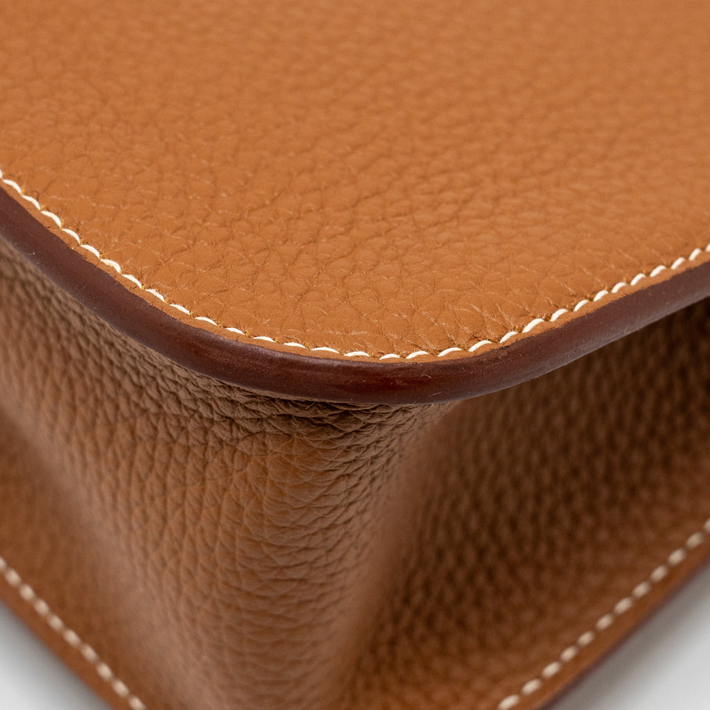 HERMES HALZAN 25 CLEMENCE GOLD GHW
