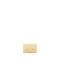 CHANEL CLASSIC FLAP CARD HOLDER CAVIAR BEIGE GHW