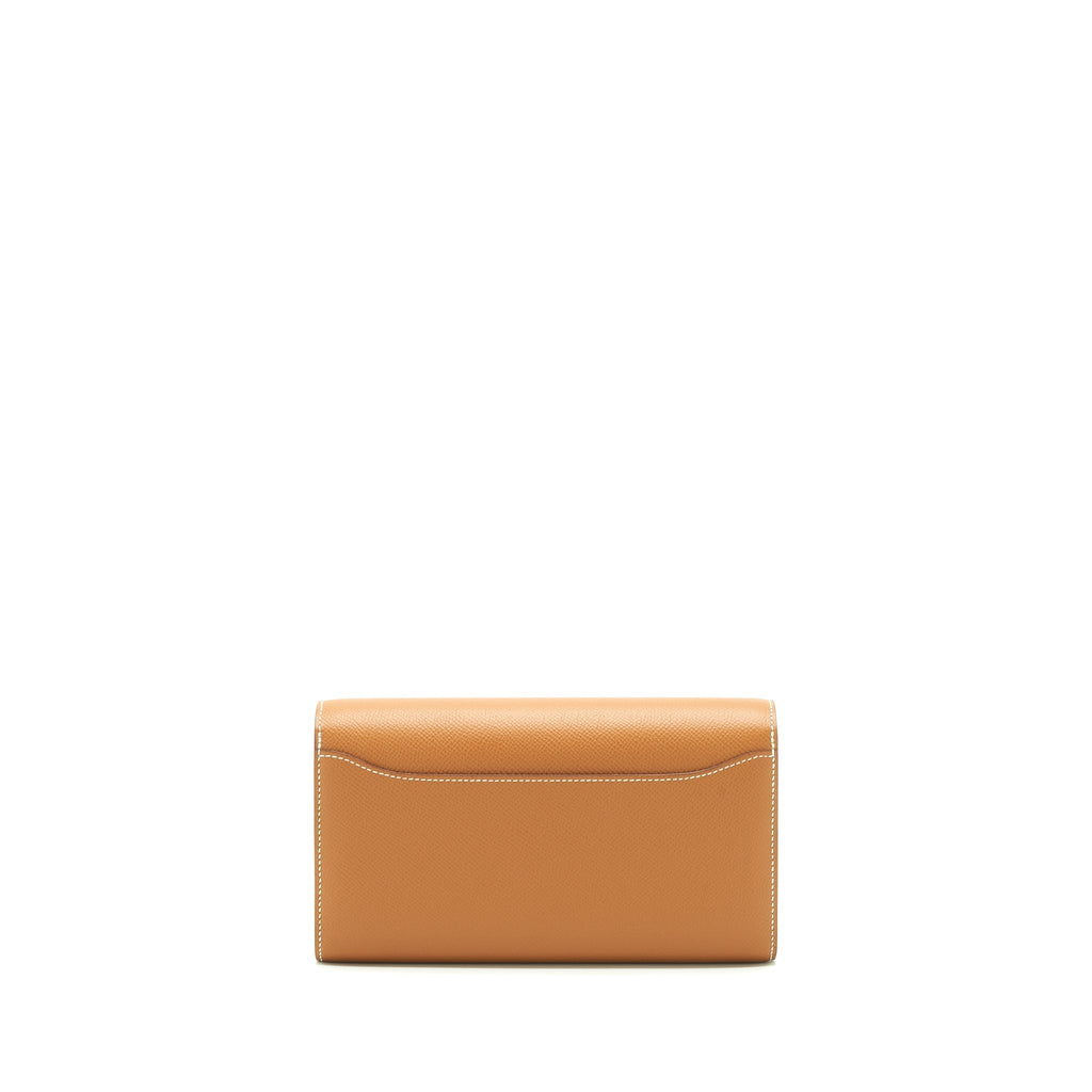 HERMES CONSTANCE LONG TO GO WALLET EPSOM GOLD GHW