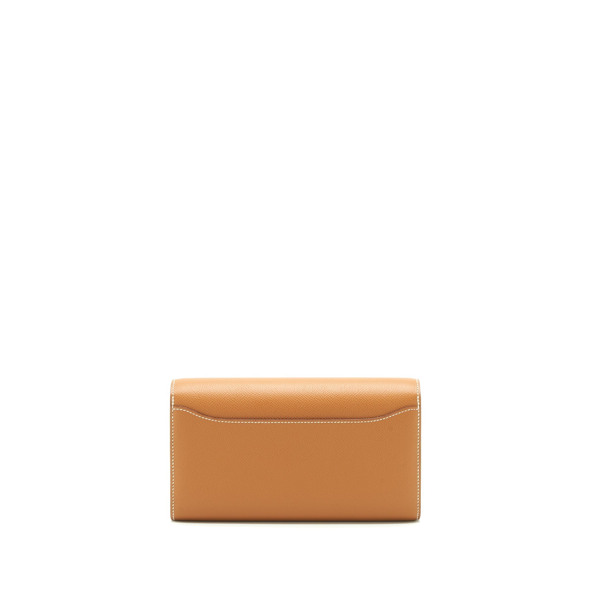 HERMES CONSTANCE LONG TO GO WALLET EPSOM GOLD GHW