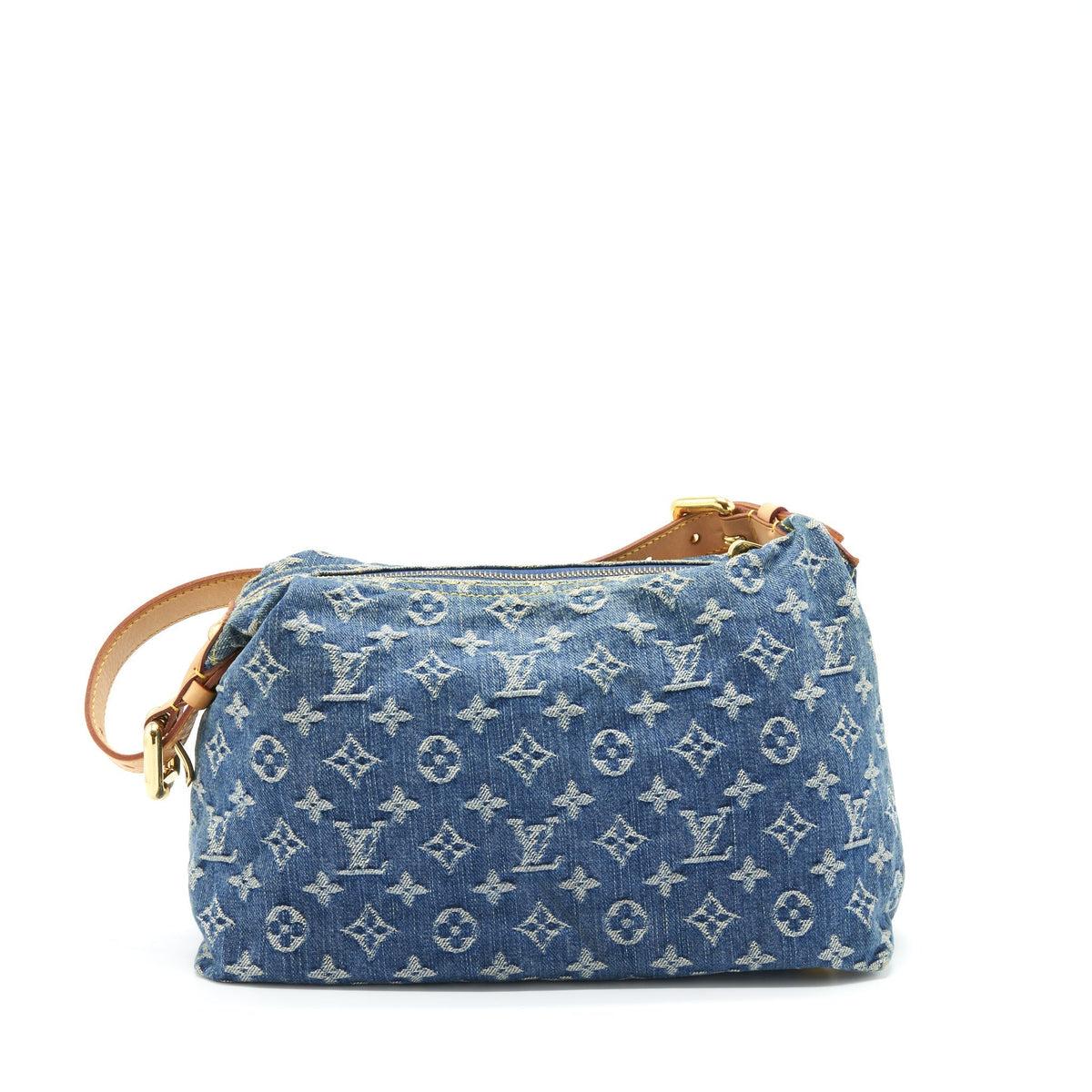 LOUIS VUITTON DENIM BAGGY PM MONOGRAM GHW