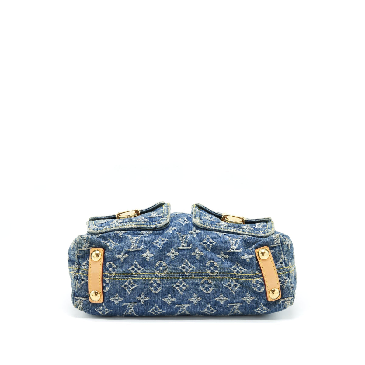 LOUIS VUITTON DENIM BAGGY PM MONOGRAM GHW