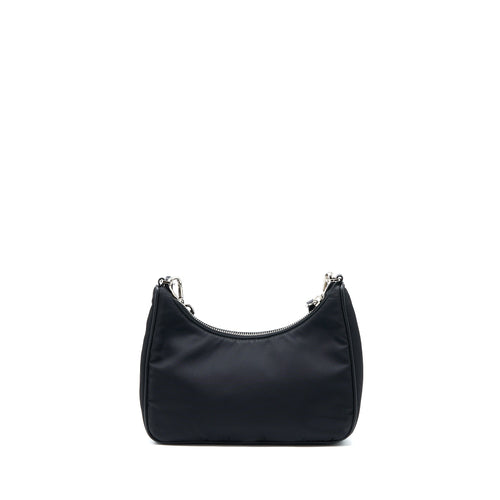 PRADA RE-EDITION 2005 NYLON BAG BLACK SHW