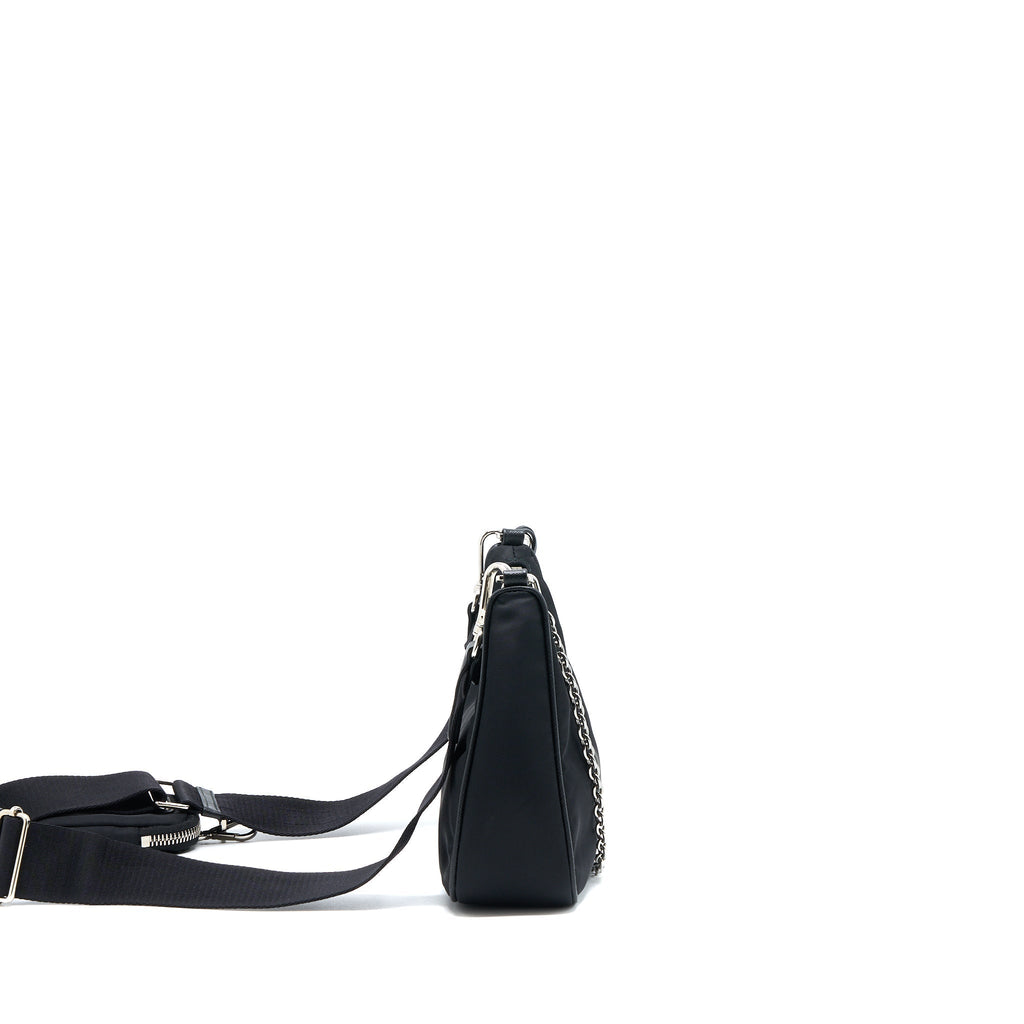 PRADA RE-EDITION 2005 NYLON BAG BLACK SHW