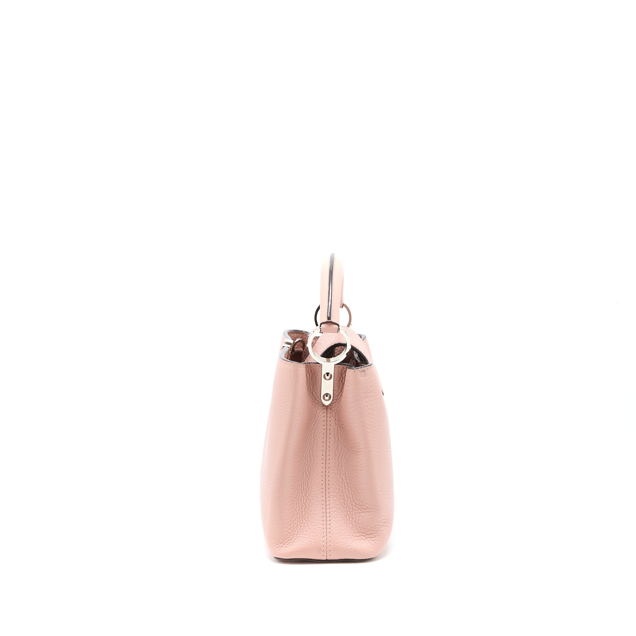 LOUIS VUITTON CAPUCINES BB TAURILLON PINK SHW