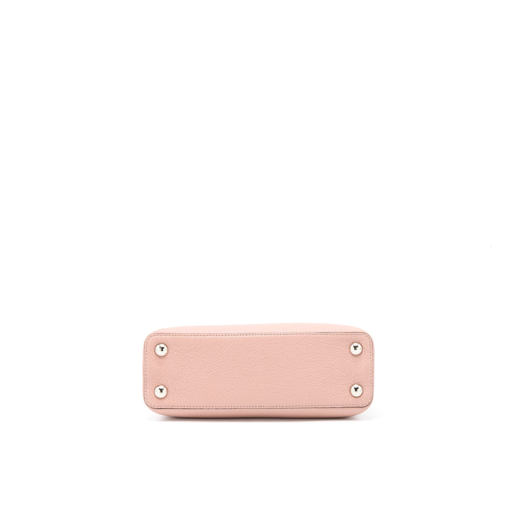 LOUIS VUITTON CAPUCINES BB TAURILLON PINK SHW