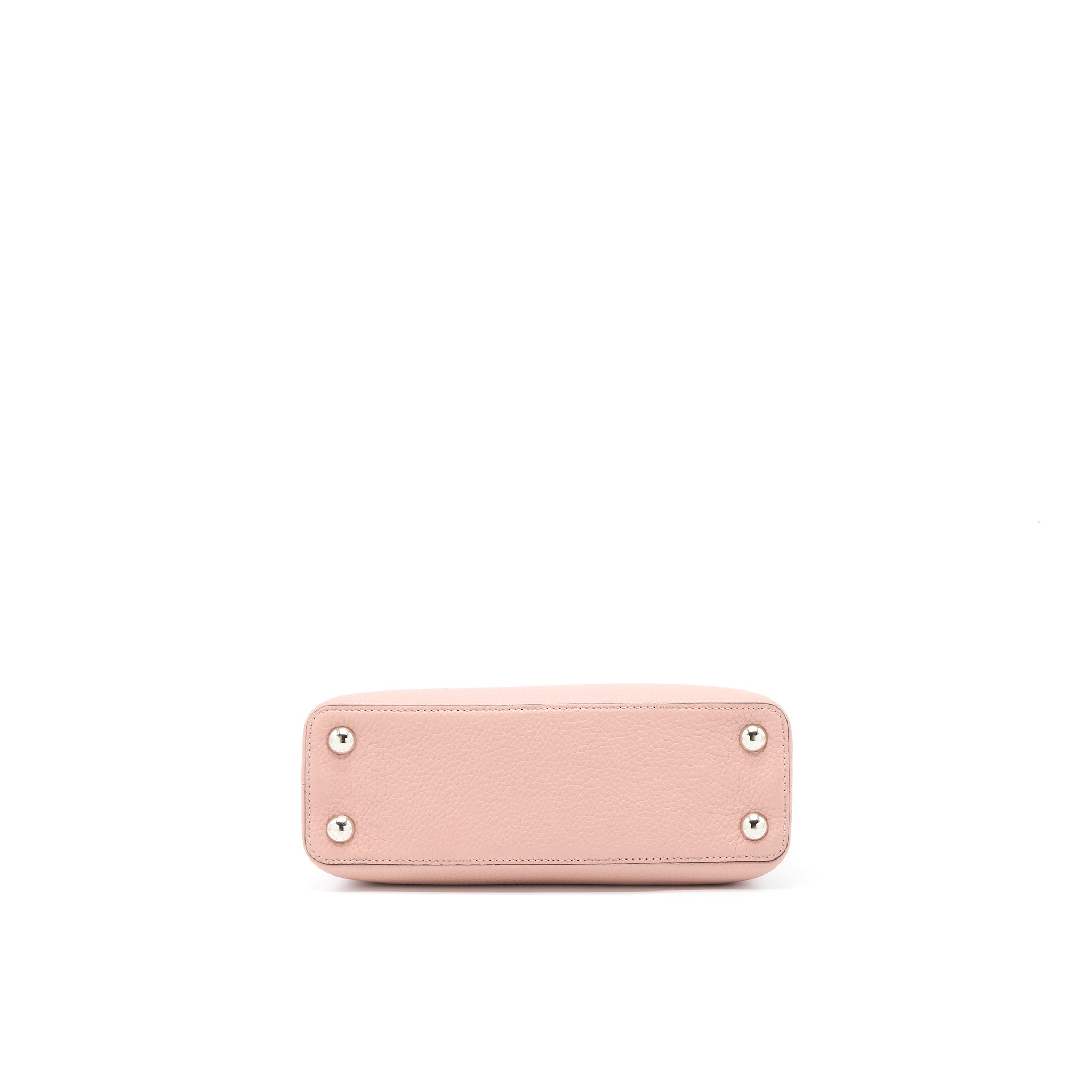 LOUIS VUITTON CAPUCINES BB TAURILLON PINK SHW