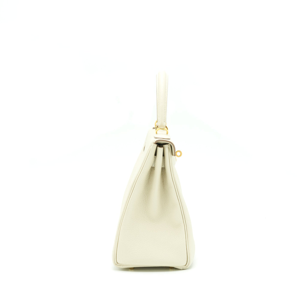 Hermes Kelly 28 Togo Craie GHW
