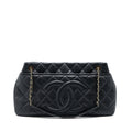 CHANEL MATELASSE CHAIN TOTE BAG CAVIAR BLACK GHW