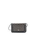 GOYARD PLUMET POCKET WALLET CANVAS BLACK SHW