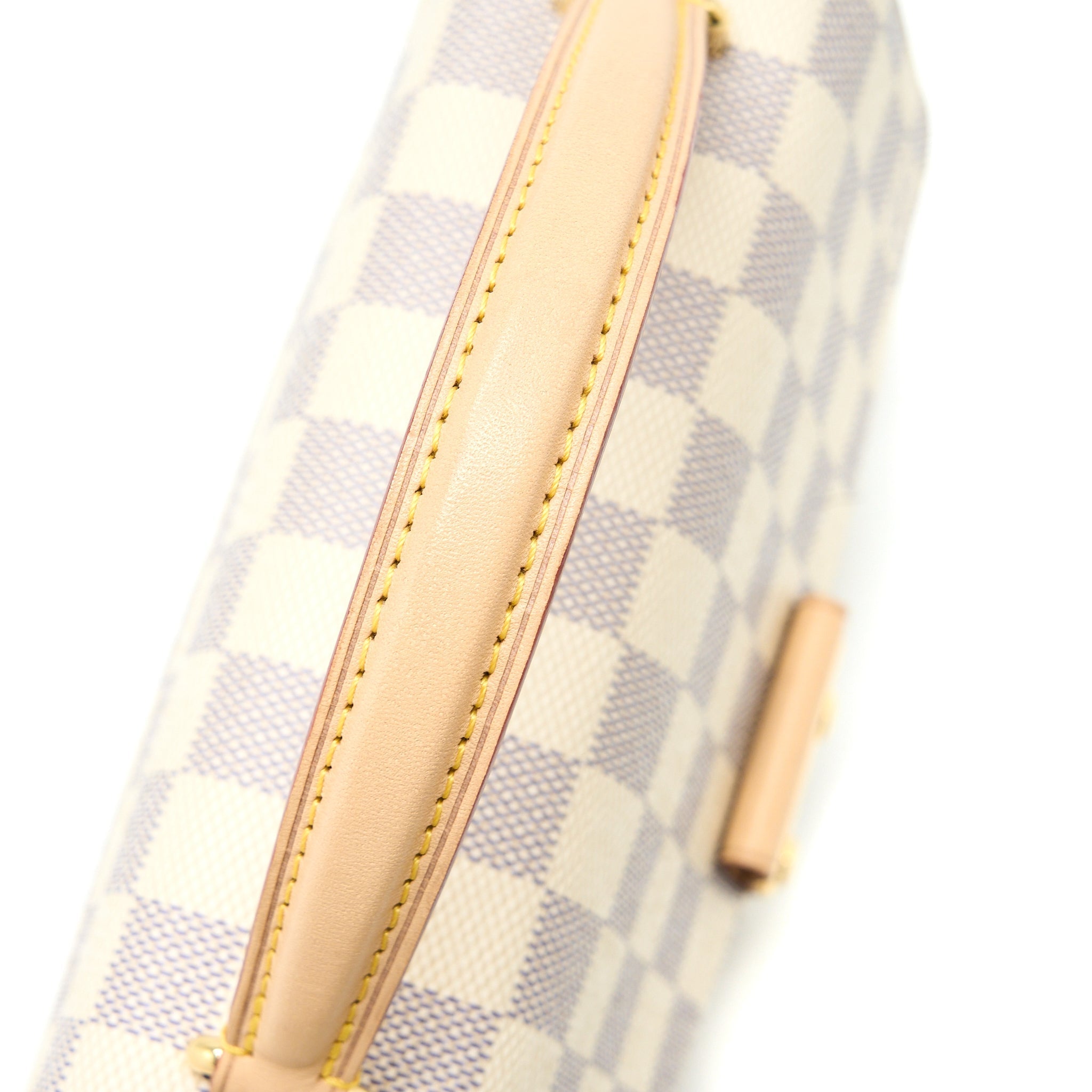 LOUIS VUITTON CROISETTE BAG DAMIER AZUR CANVAS GHW