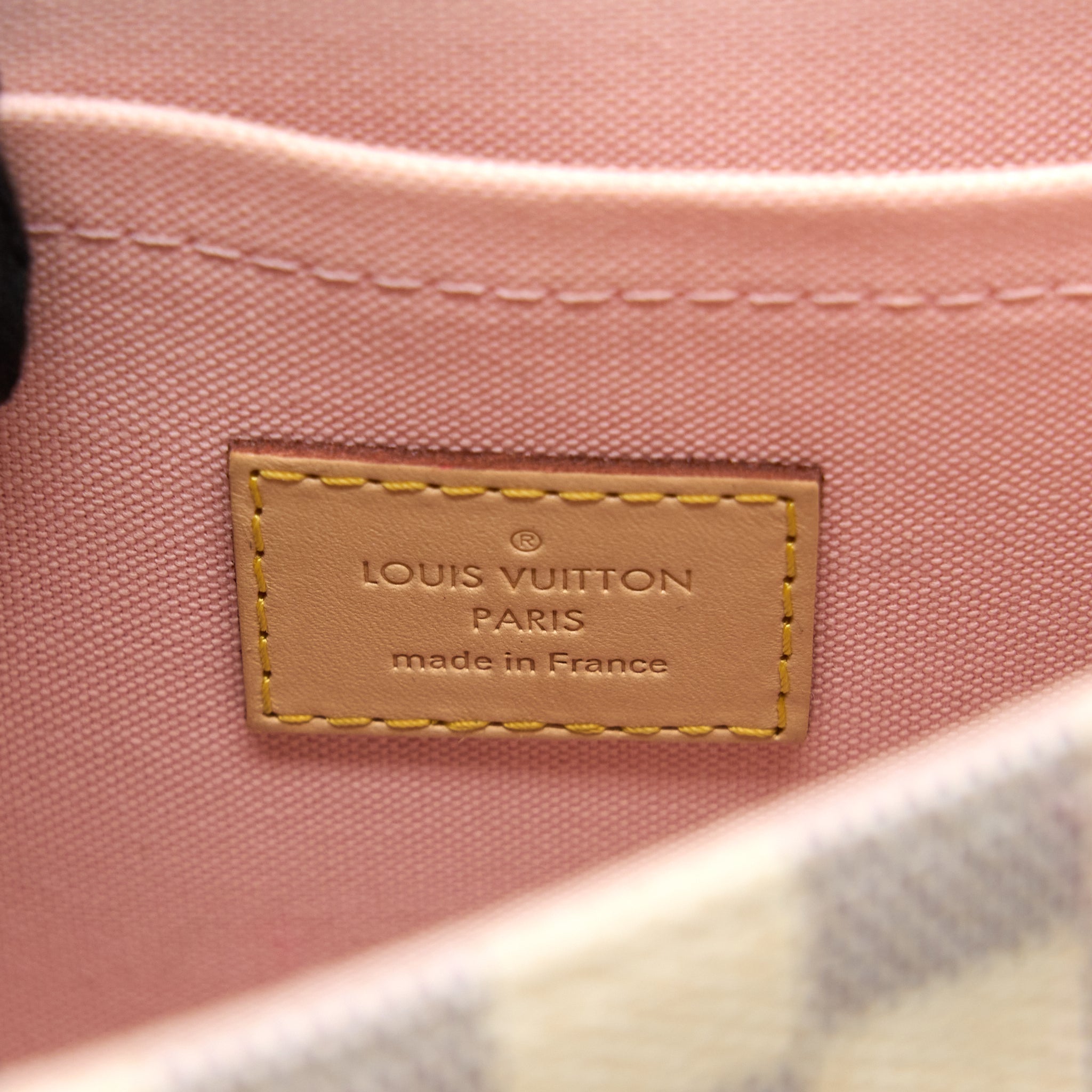 LOUIS VUITTON CROISETTE BAG DAMIER AZUR CANVAS GHW