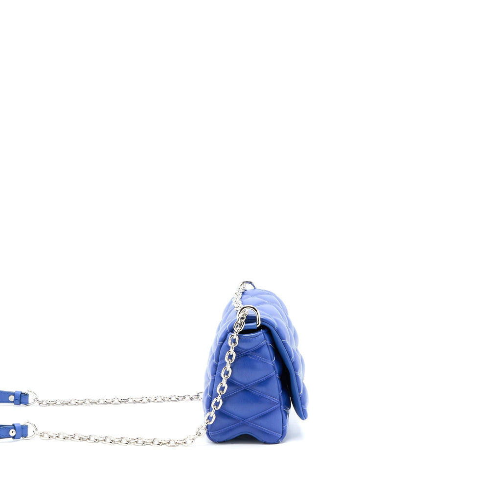 LOUIS VUITTON GO-14 MALLETAGE PM LAMBSKIN BLUE SHW