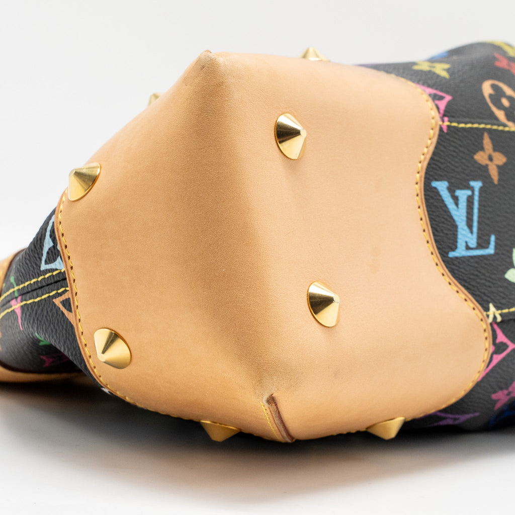 LOUIS VUITTON JUDY MM MONOGRAM CANVAS BLACK/MULTICOLOR GHW