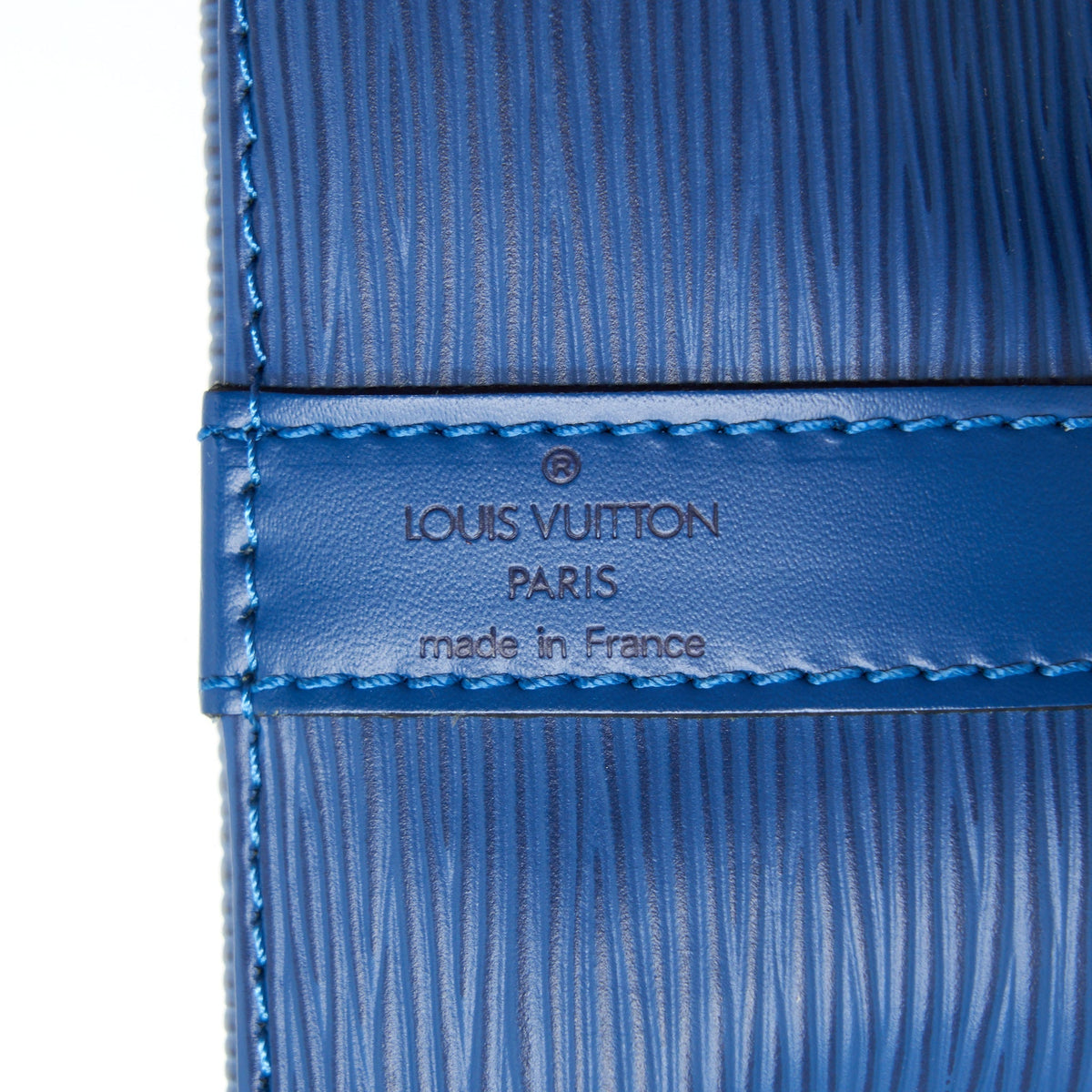LOUIS VUITTON VINTAGE PETITE NOE EPI BLUE GHW