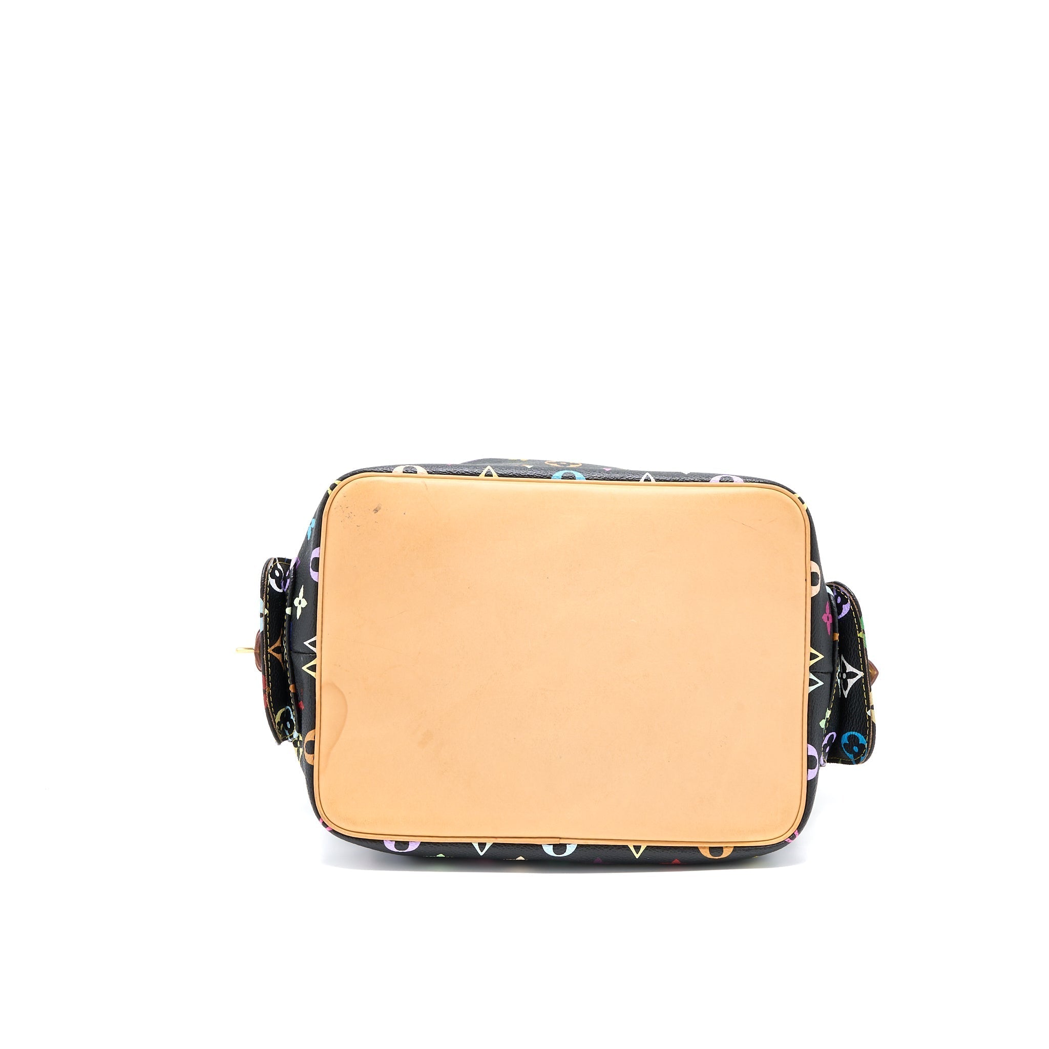 LOUIS VUITTON PETIT NOE BLACK MONOGRAM MULTICOLOUR GHW