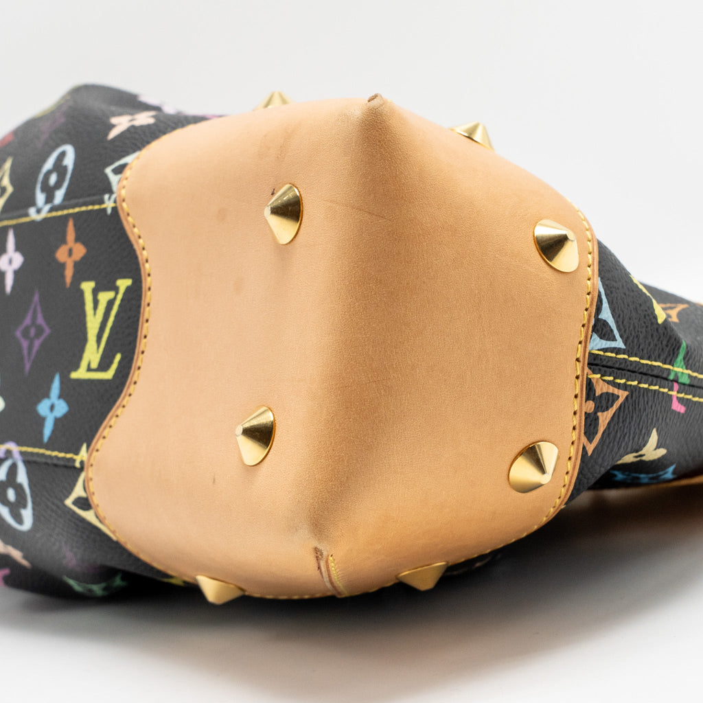 LOUIS VUITTON JUDY MM MONOGRAM CANVAS BLACK/MULTICOLOR GHW