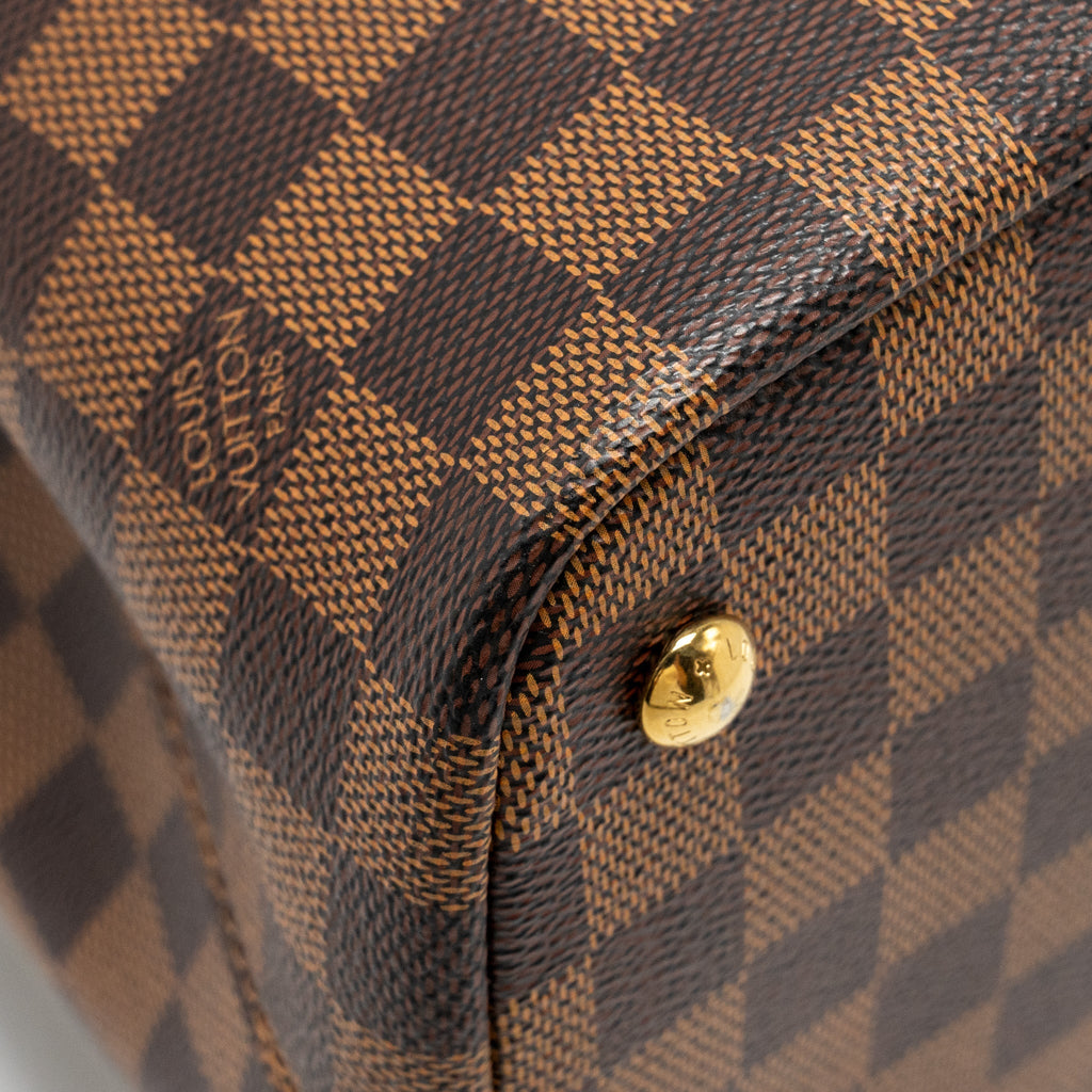 LOUIS VUITTON KENSINGTON DAMIER EBENE CANVAS GHW