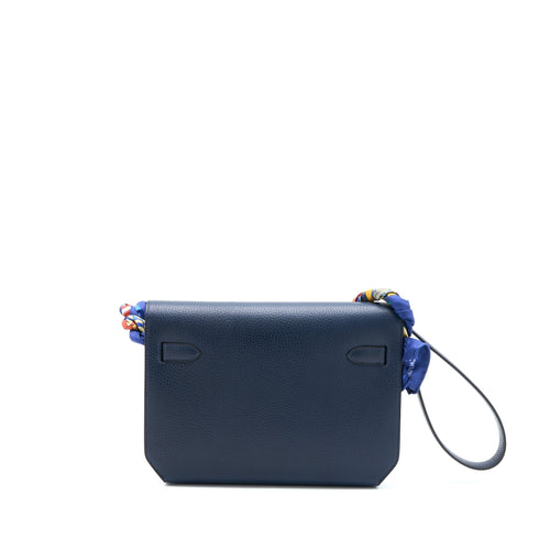 HERMES KELLY DEPECHES 25 TOGO BLUE NUIT SHW