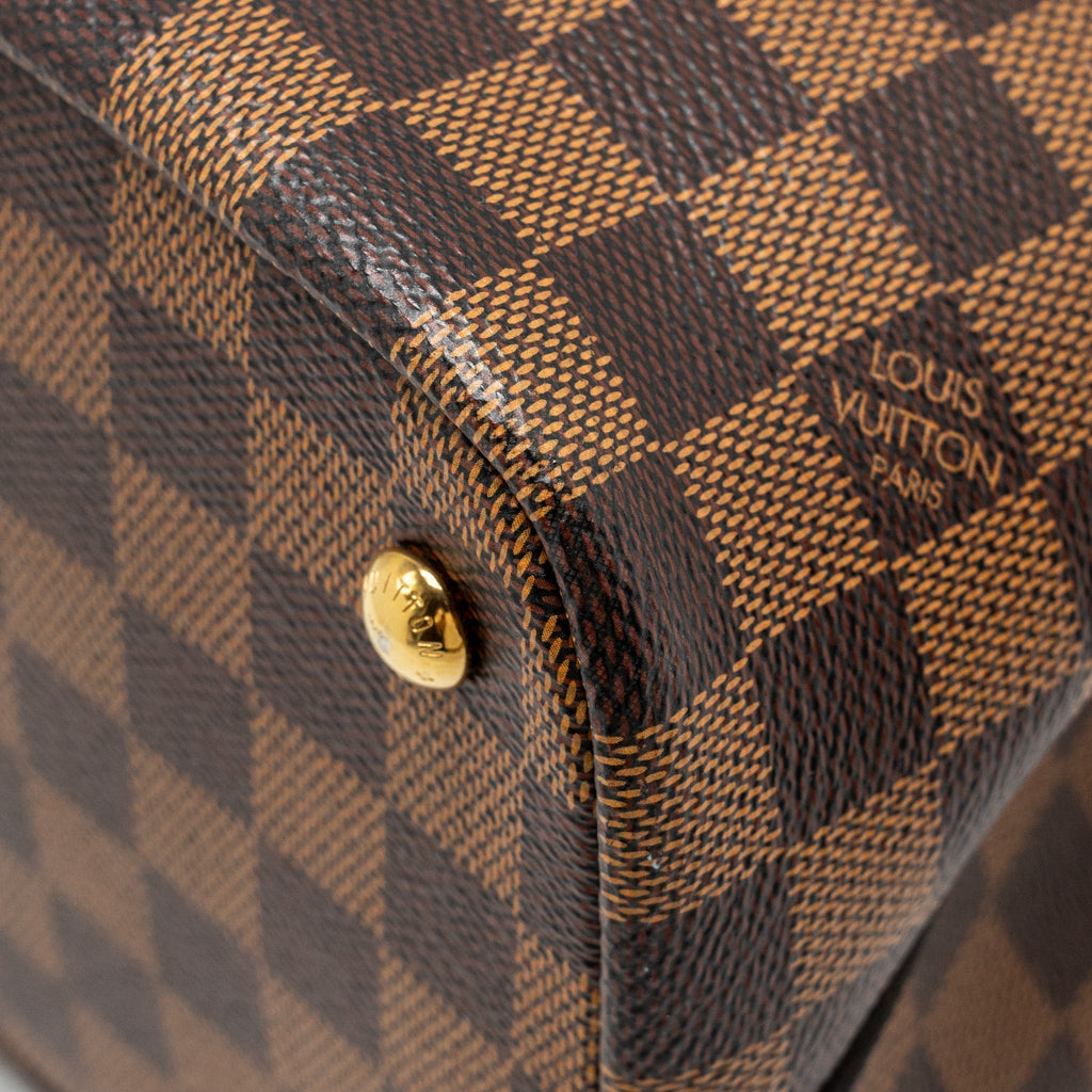 LOUIS VUITTON KENSINGTON DAMIER EBENE CANVAS GHW