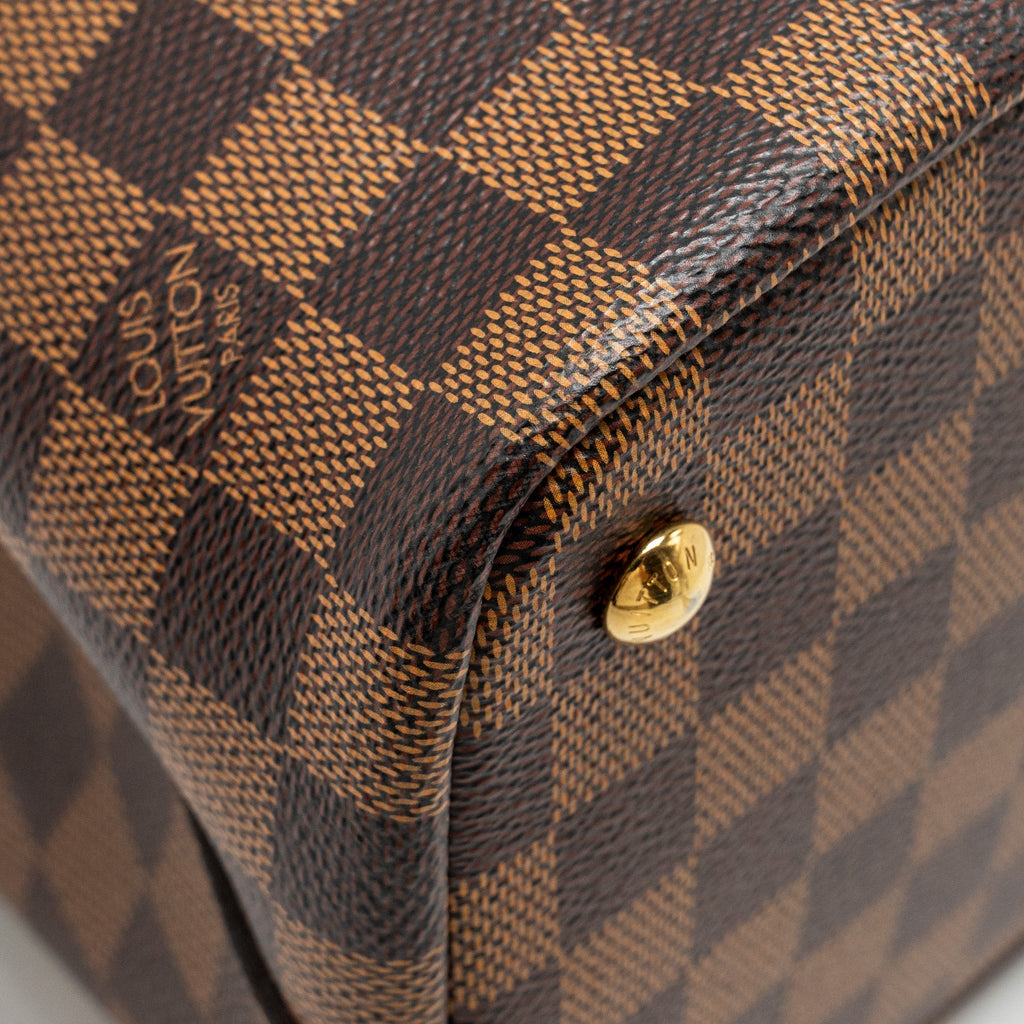 LOUIS VUITTON KENSINGTON DAMIER EBENE CANVAS GHW