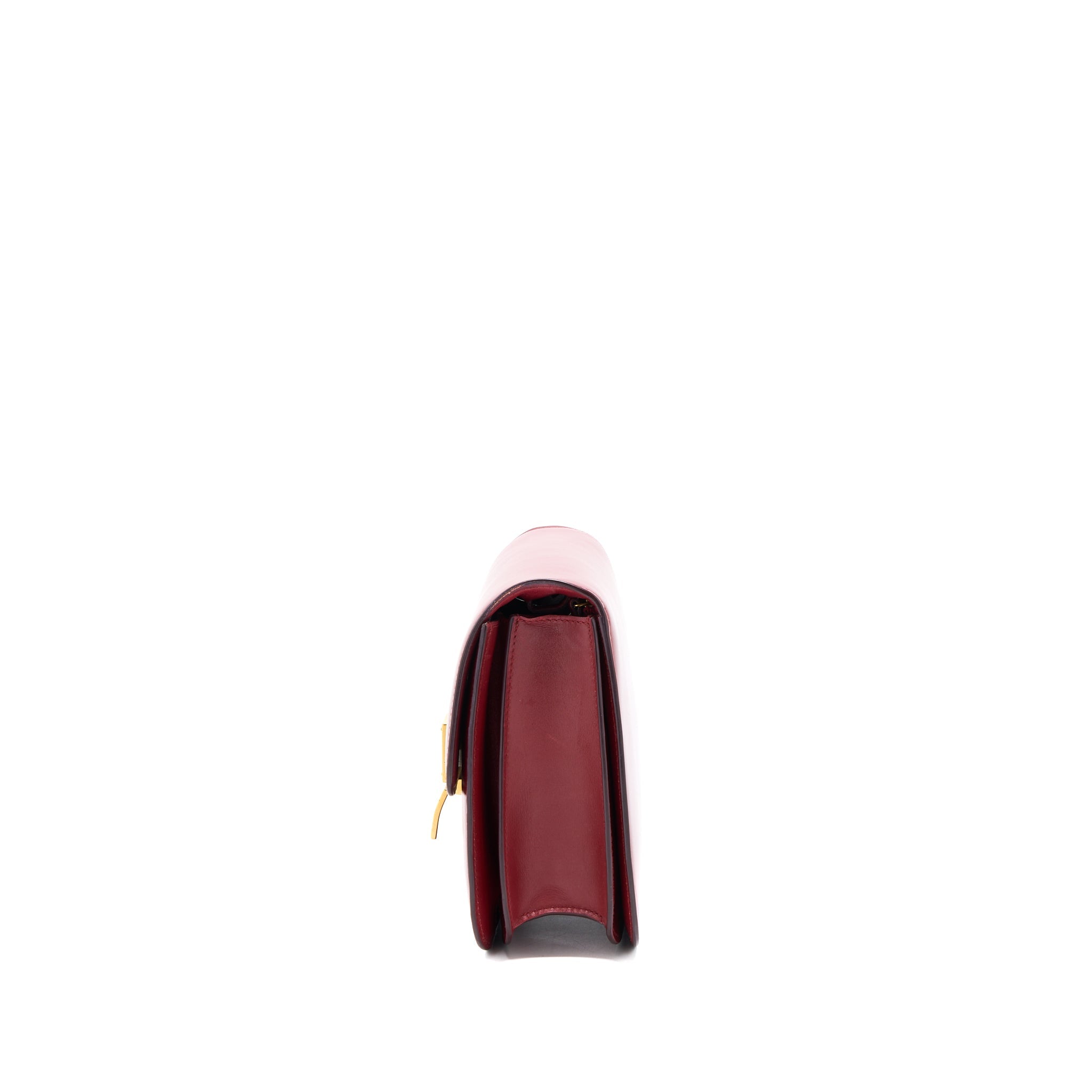 CELINE MEDIUM CLASSIC BOX BAG CALFSKIN RED GHW