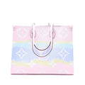 LOUIS VUITTON ESCALE ONTHEGO GM TOTE BAG PASTEL MONOGRAM CANVAS SHW
