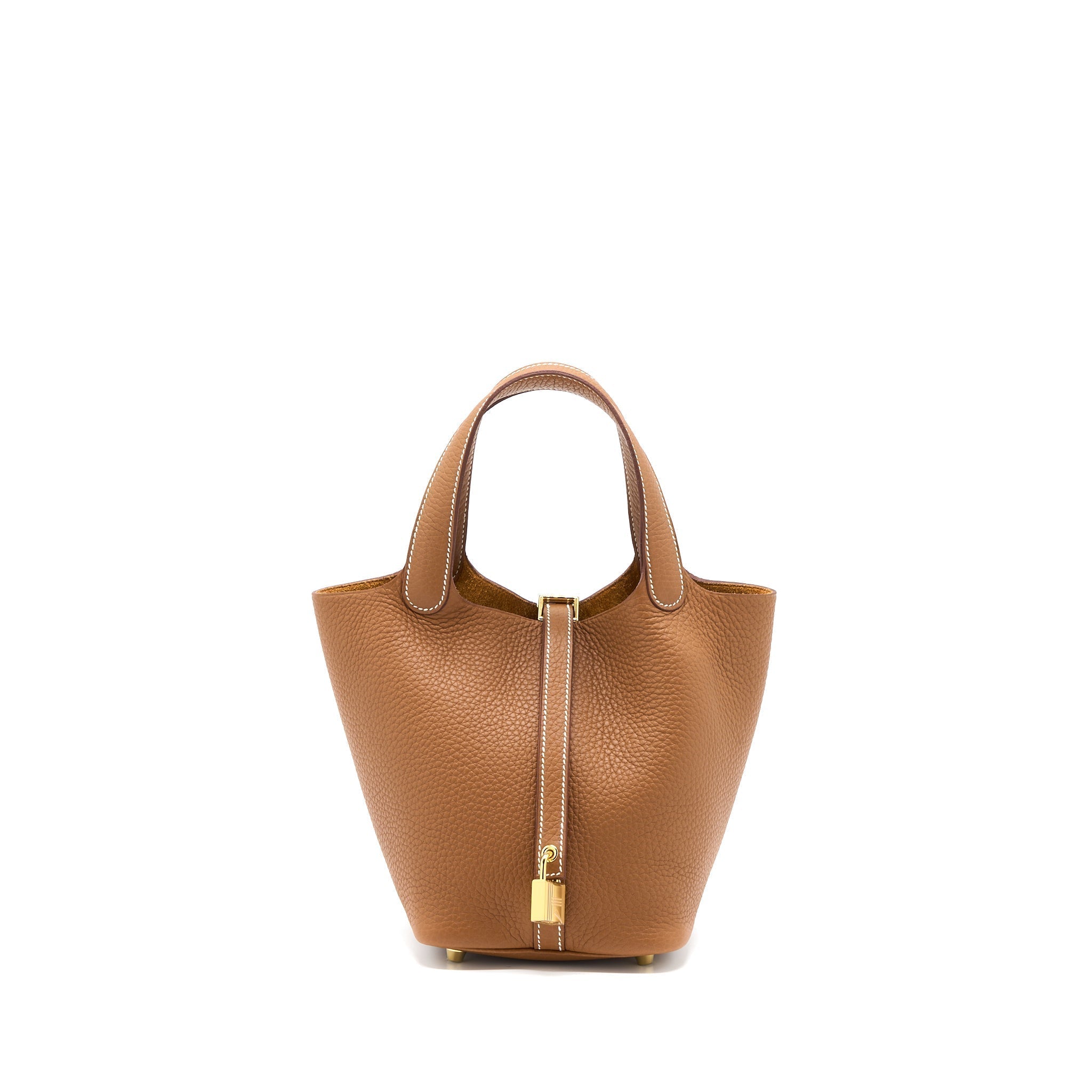 HERMES PICOTIN 18 LOCK BAG CLEMENCE GOLD GHW