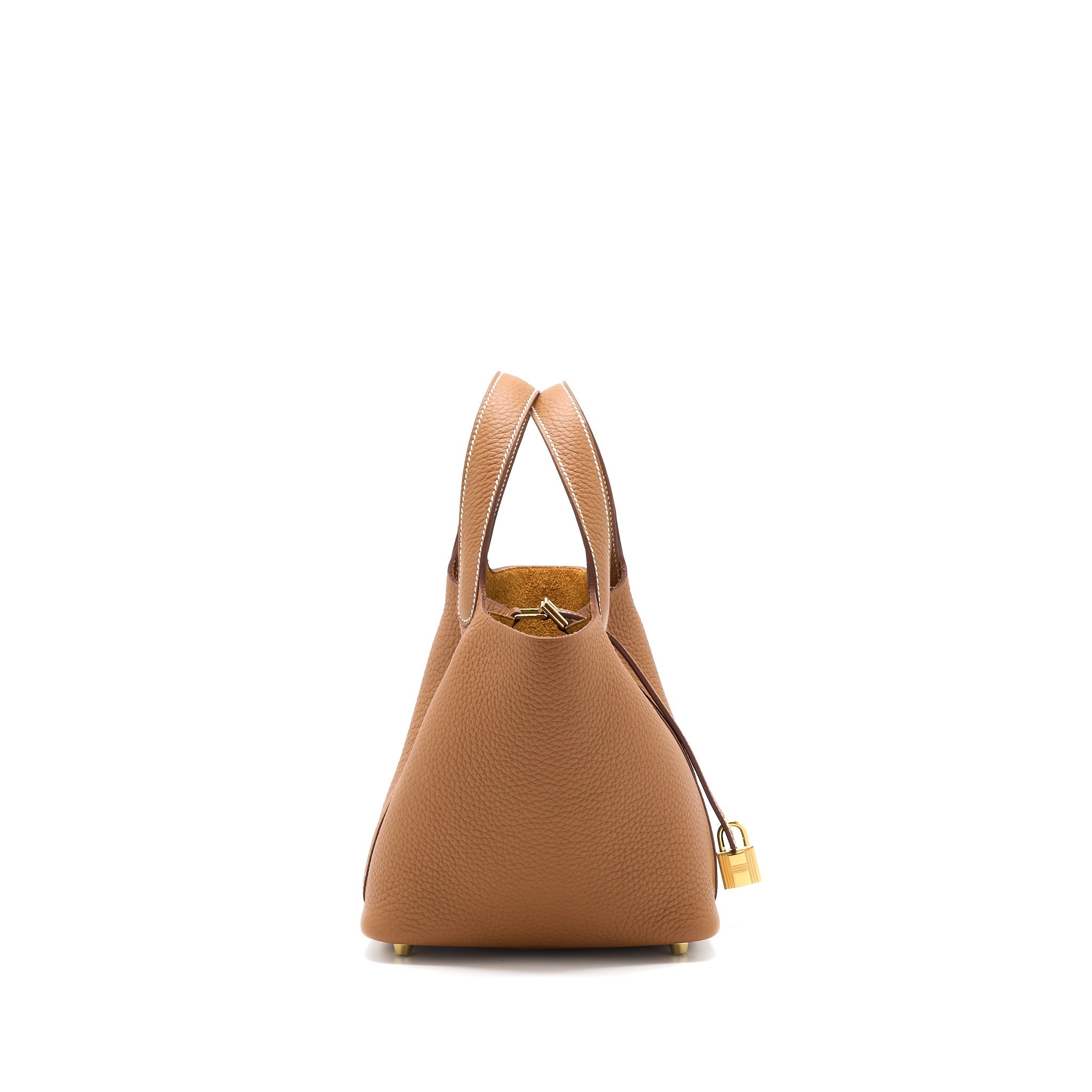 HERMES PICOTIN 18 LOCK BAG CLEMENCE GOLD GHW
