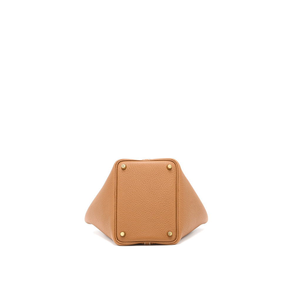HERMES PICOTIN 18 LOCK BAG CLEMENCE GOLD GHW