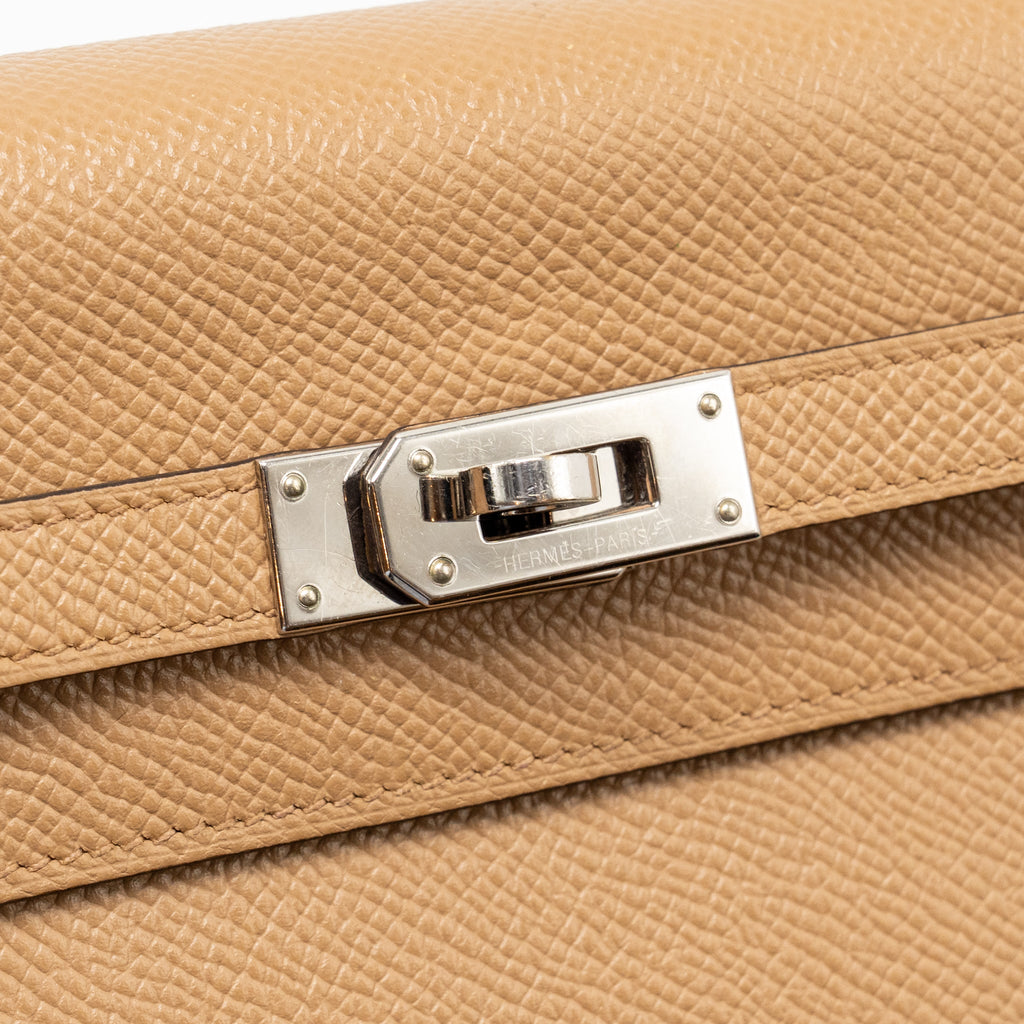 Hermes Kelly to Go Epsom Chai/Mauve sylvester SHW