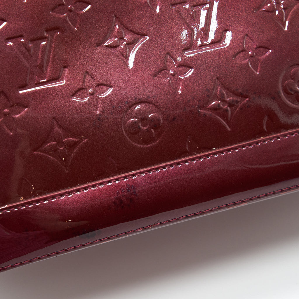 LOUIS VUITTON ALMA PM PATENT AMARANTE GHW