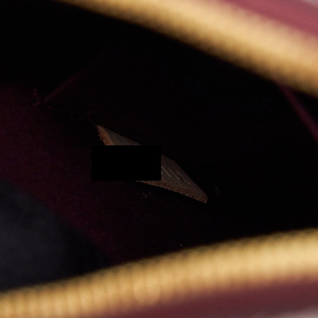 LOUIS VUITTON ALMA PM PATENT AMARANTE GHW