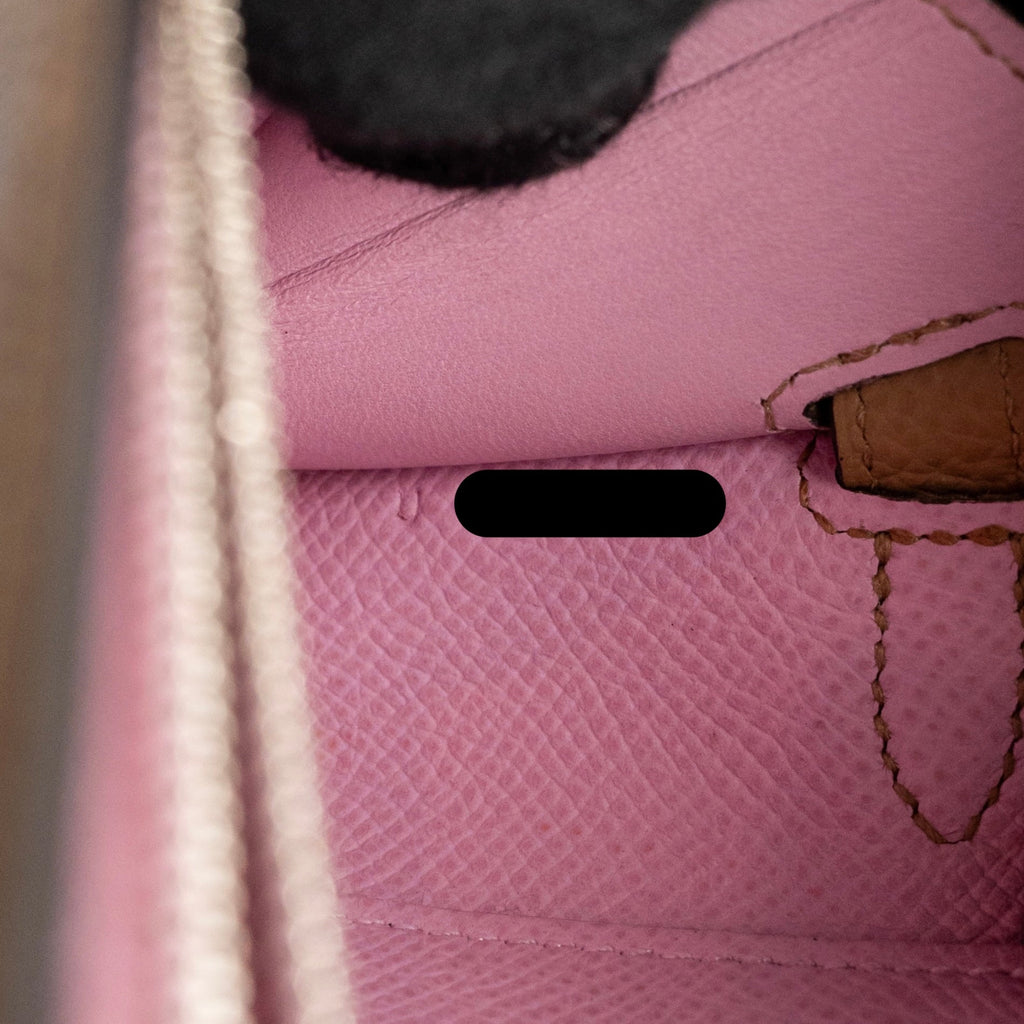 Hermes Kelly to Go Epsom Chai/Mauve sylvester SHW