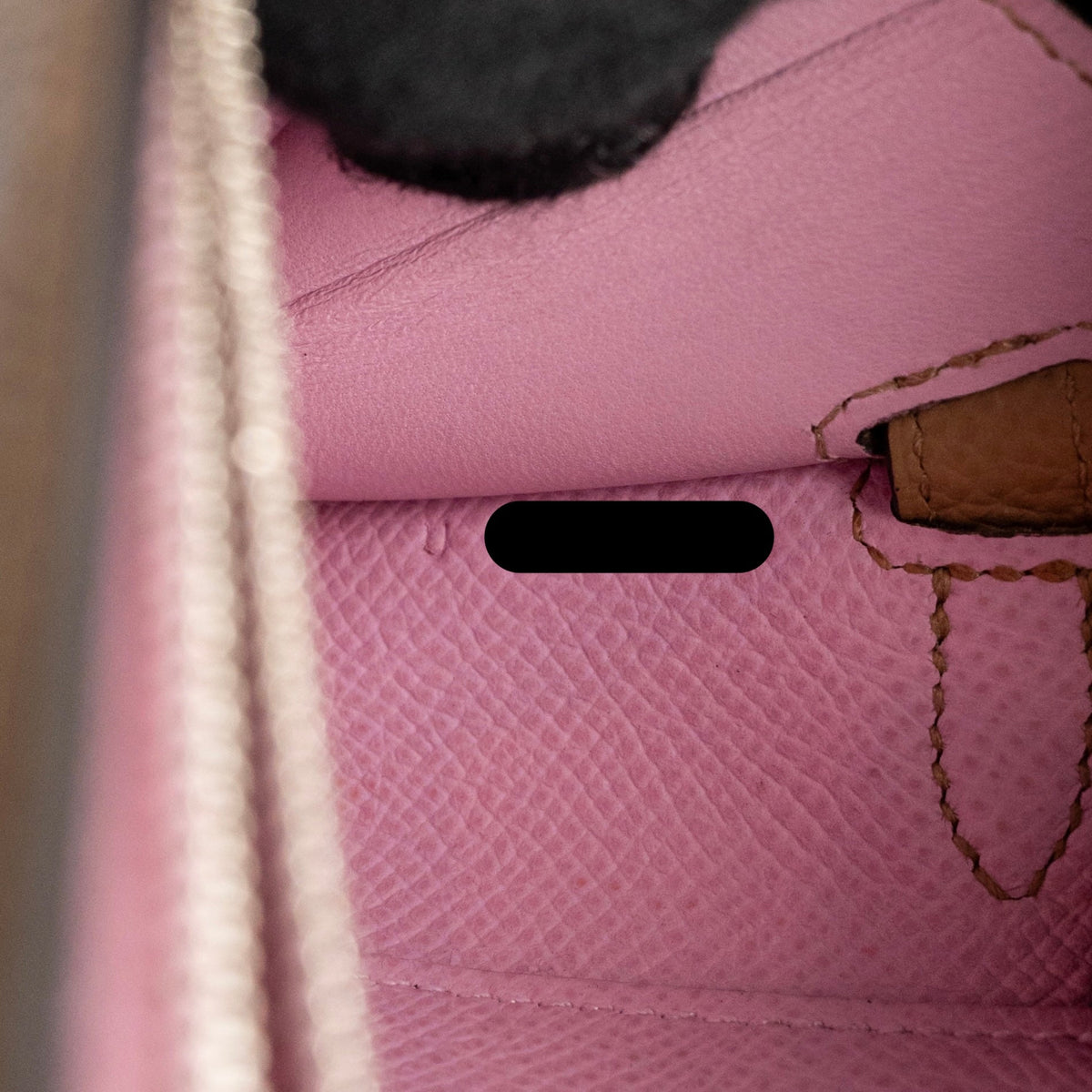 Hermes Kelly to Go Epsom Chai/Mauve sylvester SHW