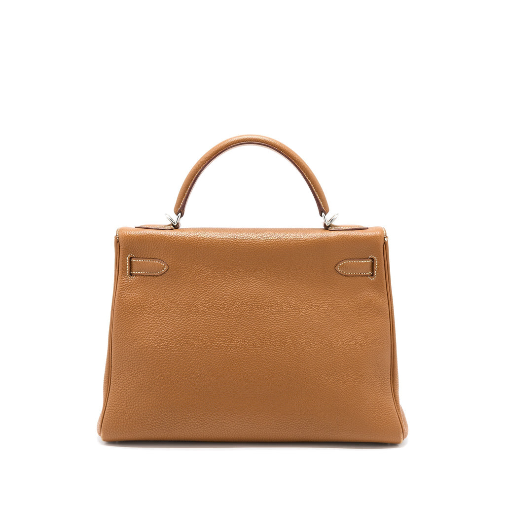 HERMES KELLY 32 CALFSKIN GOLD SHW