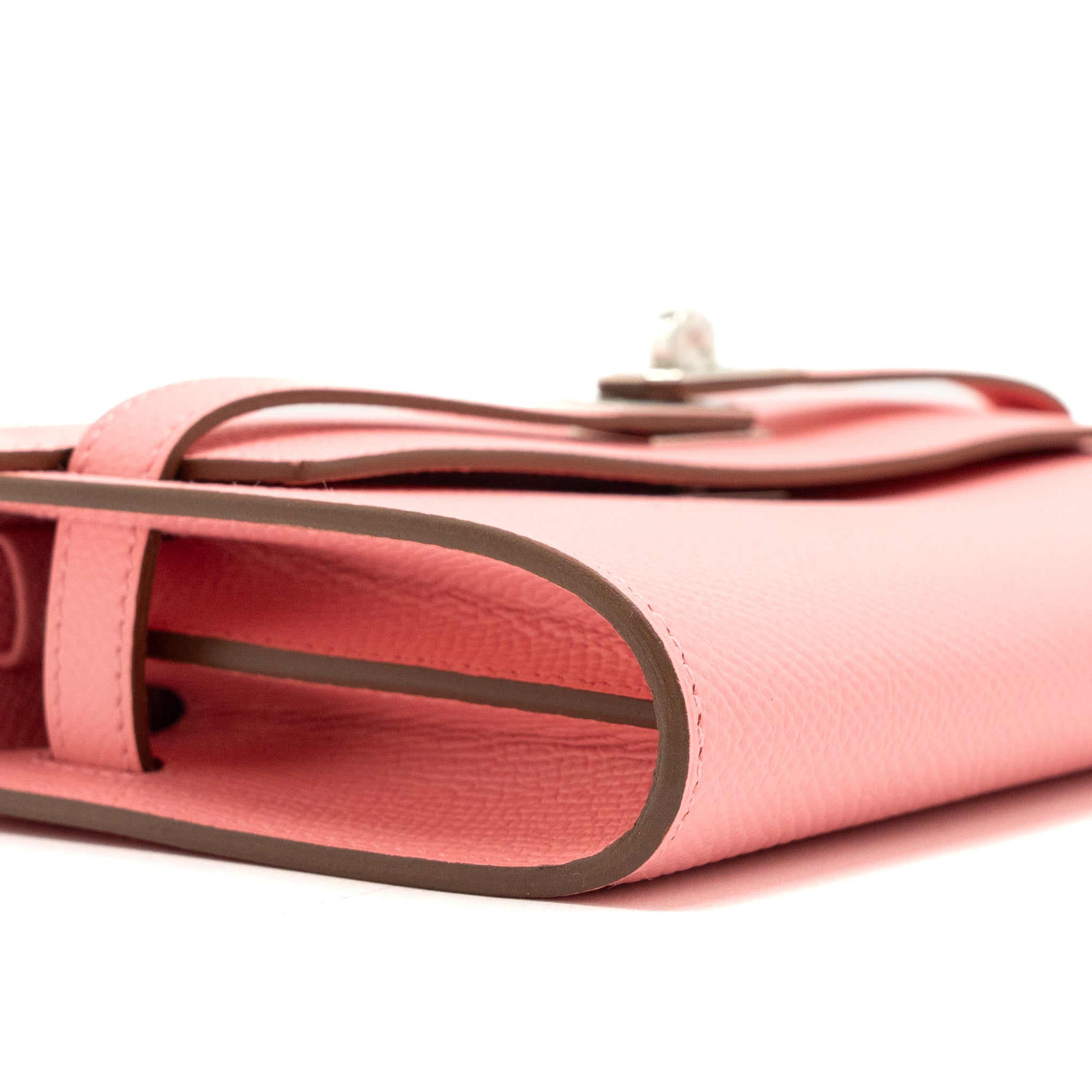 HERMES KELLY TO GO EPSOM 1Q ROSE CONFETTI SHW