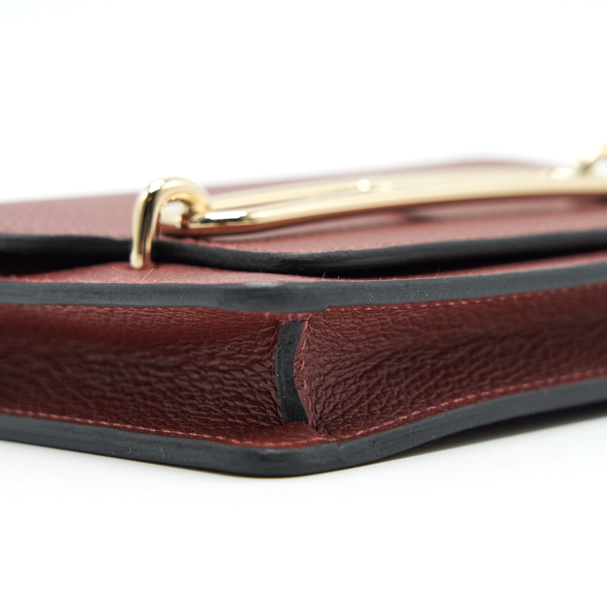 HERMES ROULIS SLIM EVERCOLOR ROUGE H WITH GHW