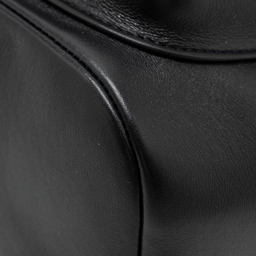 CHANEL 23C LARGE DUMA BACKPACK CALFSKIN BLACK LGHW (MICROCHIP)